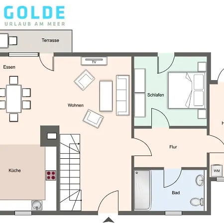 Reetdachhaushaelfte Reetdachhaus Kleine Kate *